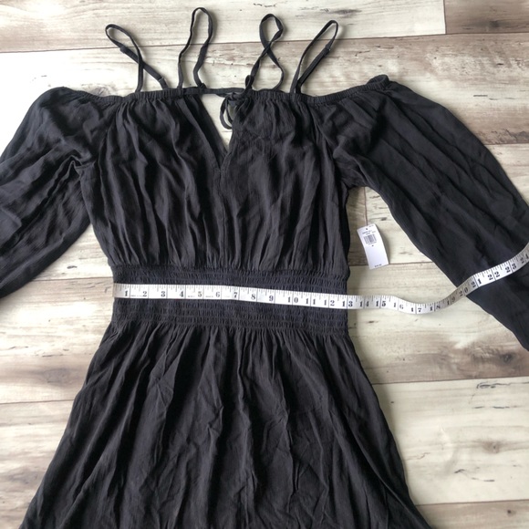 Old Navy Off the Shoulder Black Mini Dress - Picture 6 of 8